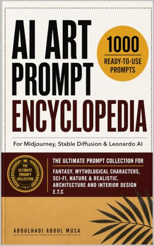 AI Art Prompt Encyclopedia: 1000 Ready-to-use Prompts for MidJourney, Stable Diffusion & Leornardo AI